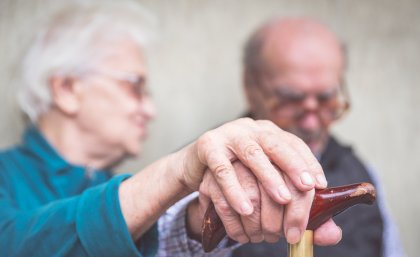 elderly couple