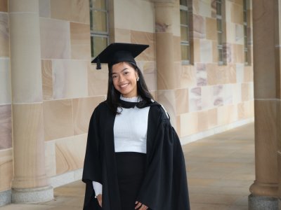 UQ-Universitas Indonesia valedictorian, Yasmin Larasati