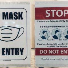 covid signs