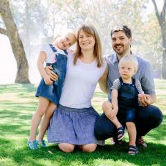 Jamin and Brigitta Day and family