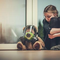 child and bear