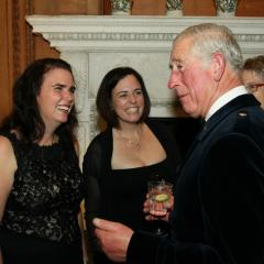 The Prince of Wales hosted a dinner for the group