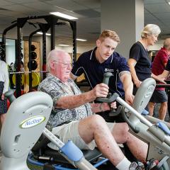 students and clients at UQ Healthy Living
